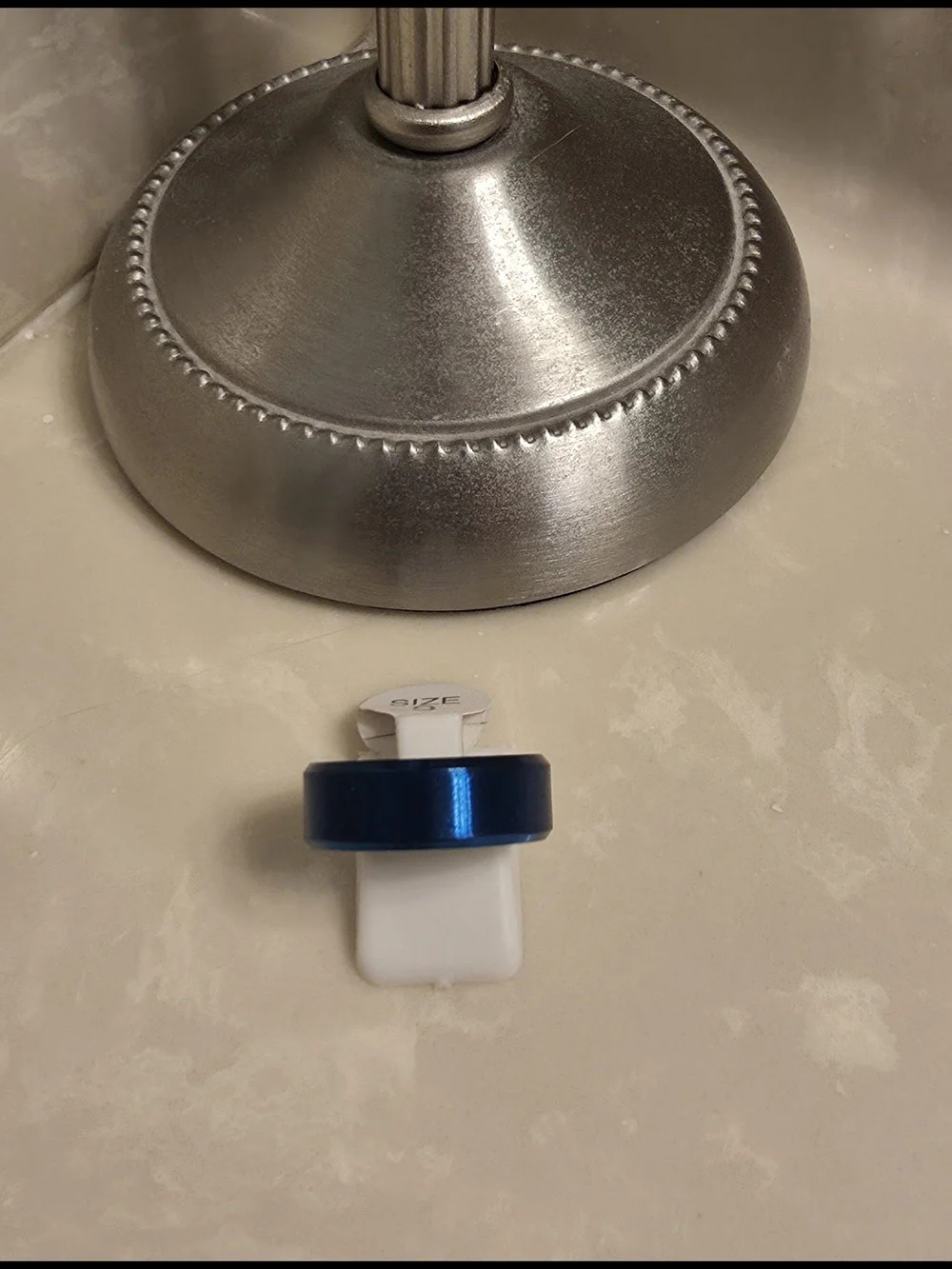 Men's Cobalt Blue Ring Band Size 9